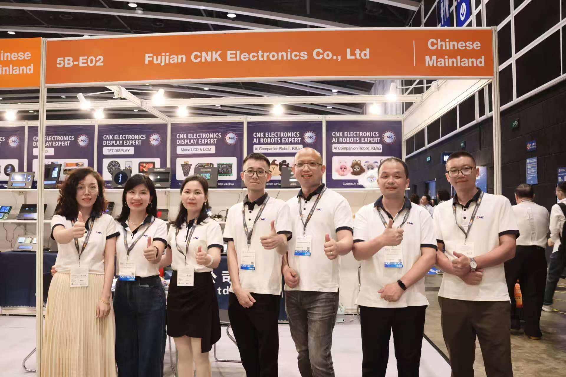 Focus on Hong Kong | CNK Showcases at the 2026 Autumn Electronics Fair, Connecting the World with Innovative Displays